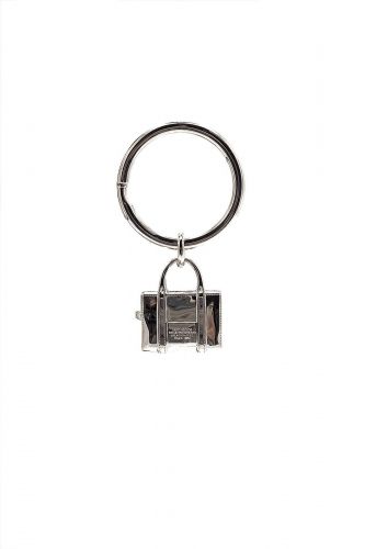 Marc Jacobs porte-clés Argent femmes (Charm tote métal silver - KEY RING Tote charms argent) - Marine | Much more than shoes