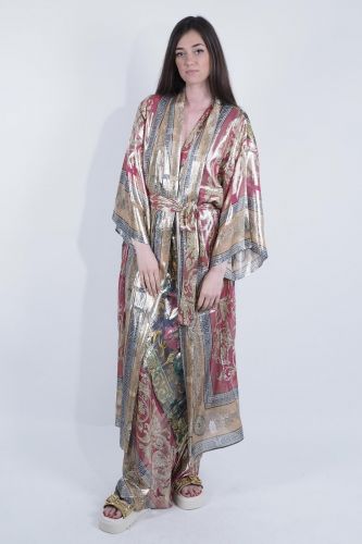 Kimono en soie imprimée MESDEMOISELLES | Marine